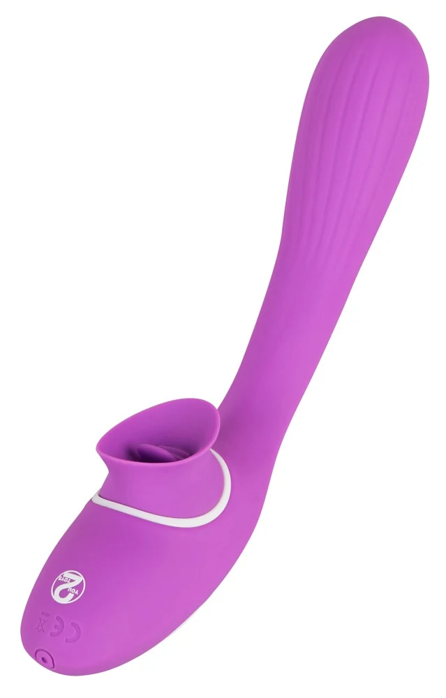 Buigbare vibrator met likfunctie
