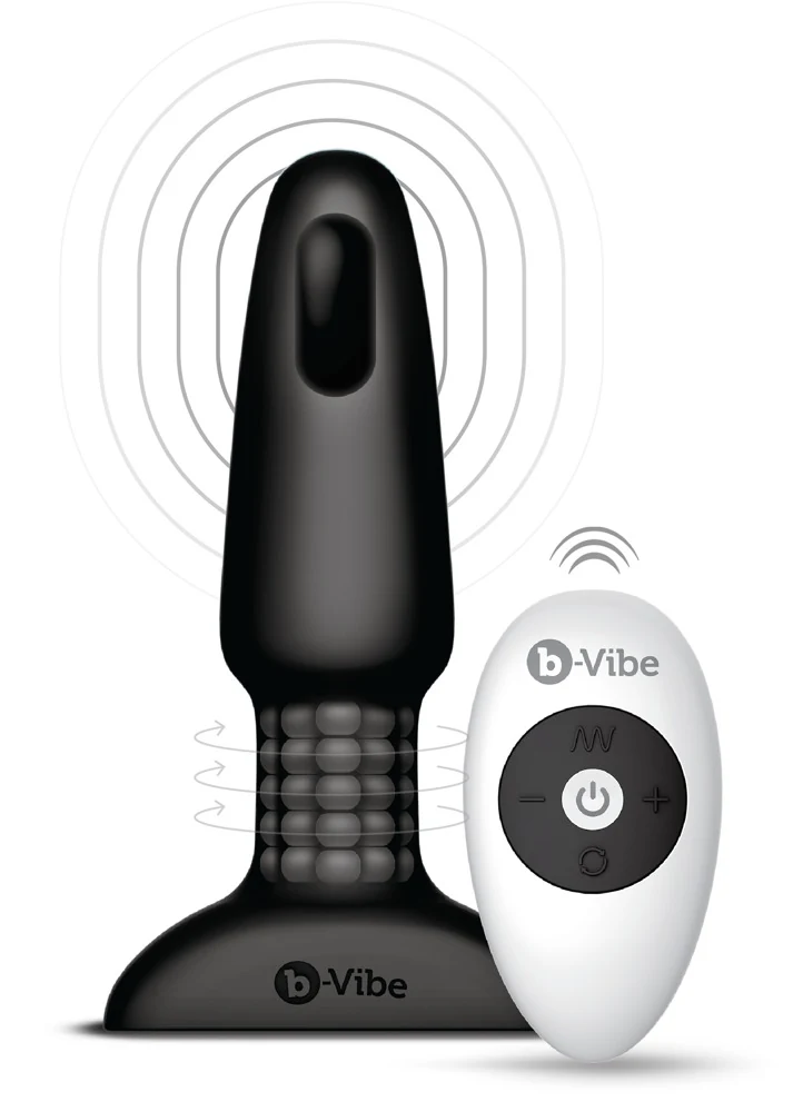 b-Vibe Rimming 2 anaalvibrator met afstandsbediening