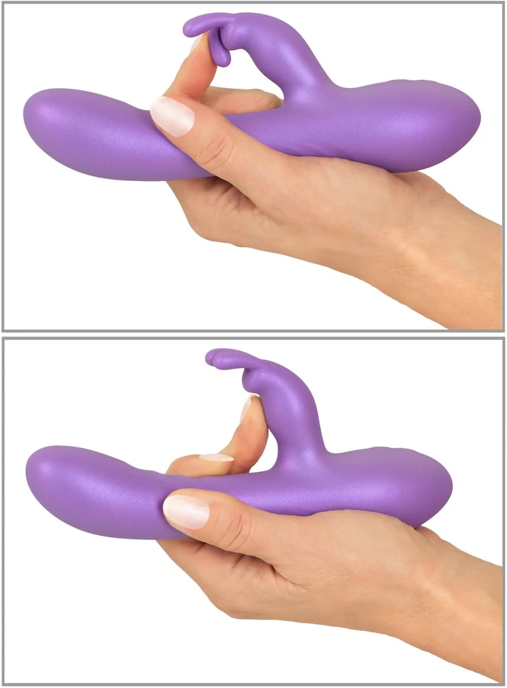 Flexible Rabbit Vibrator Metallic