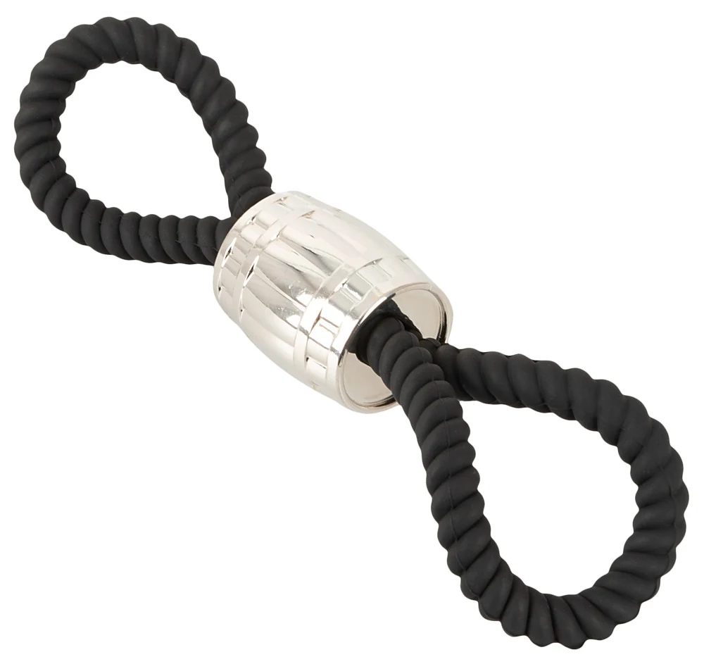 Rebel Heavy Rope Cock Strap dubbele lus