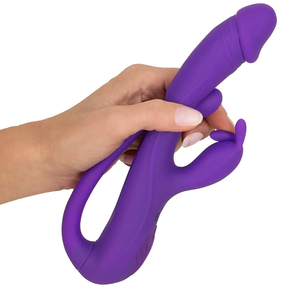 Sweet Smile rabbit vibrator met G-spot en anal tickler