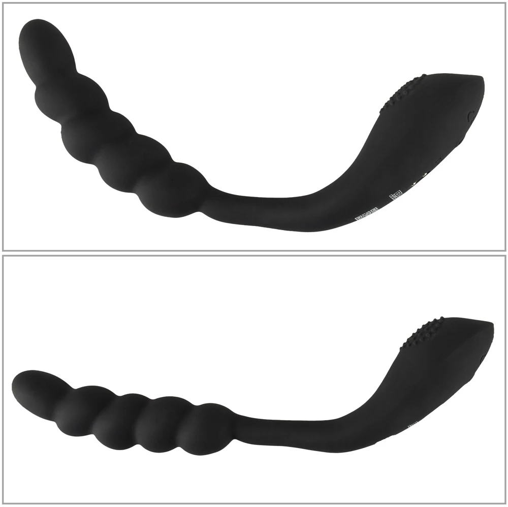 Black Velvets buigbare dubbele vibrator