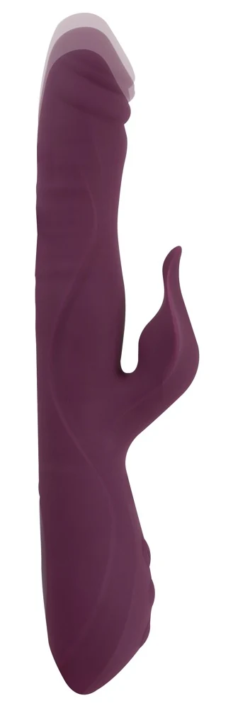 Javida rabbit vibrator met stoten en massagekralen