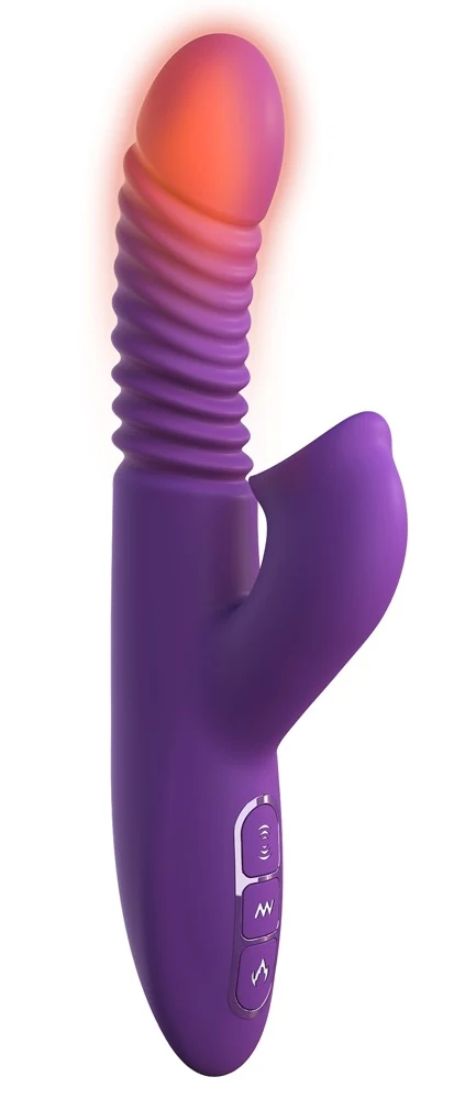 Rabbit vibrator met rotatie, stuwfunctie en warmte