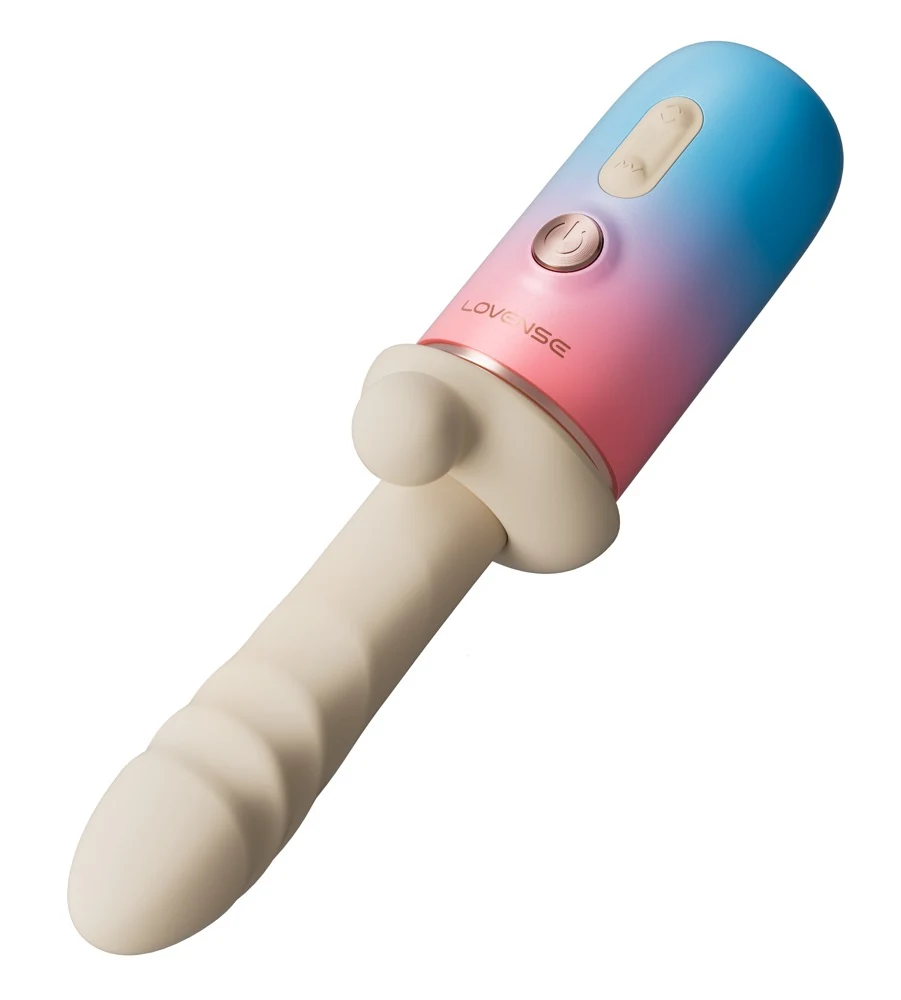 Lovense Spinel app-gestuurde thrusting vibrator met warmte