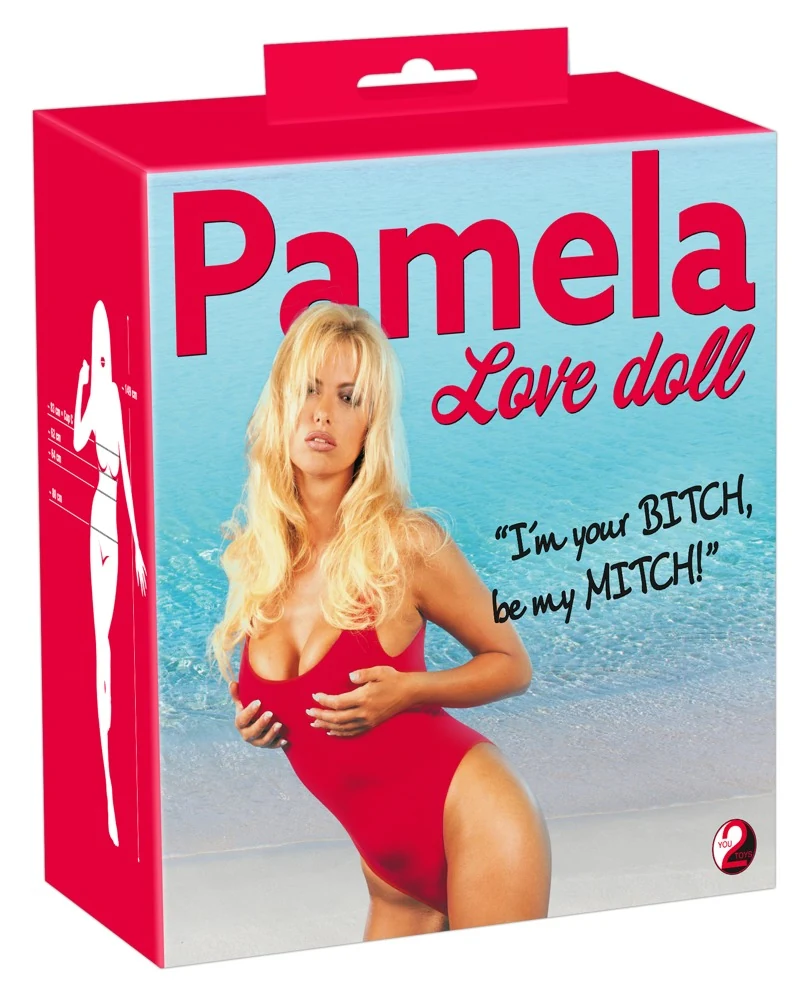 Blonde opblaasbare liefdespop van PVC 149 cm