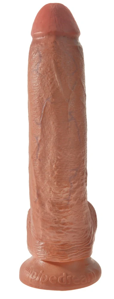 Realistische dildo met zuigvoet 22,9 cm