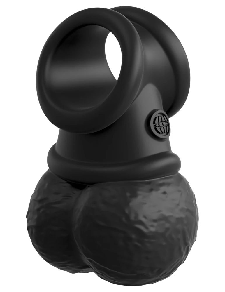 King Cock Elite vibrerende penisring met schommelende ballen