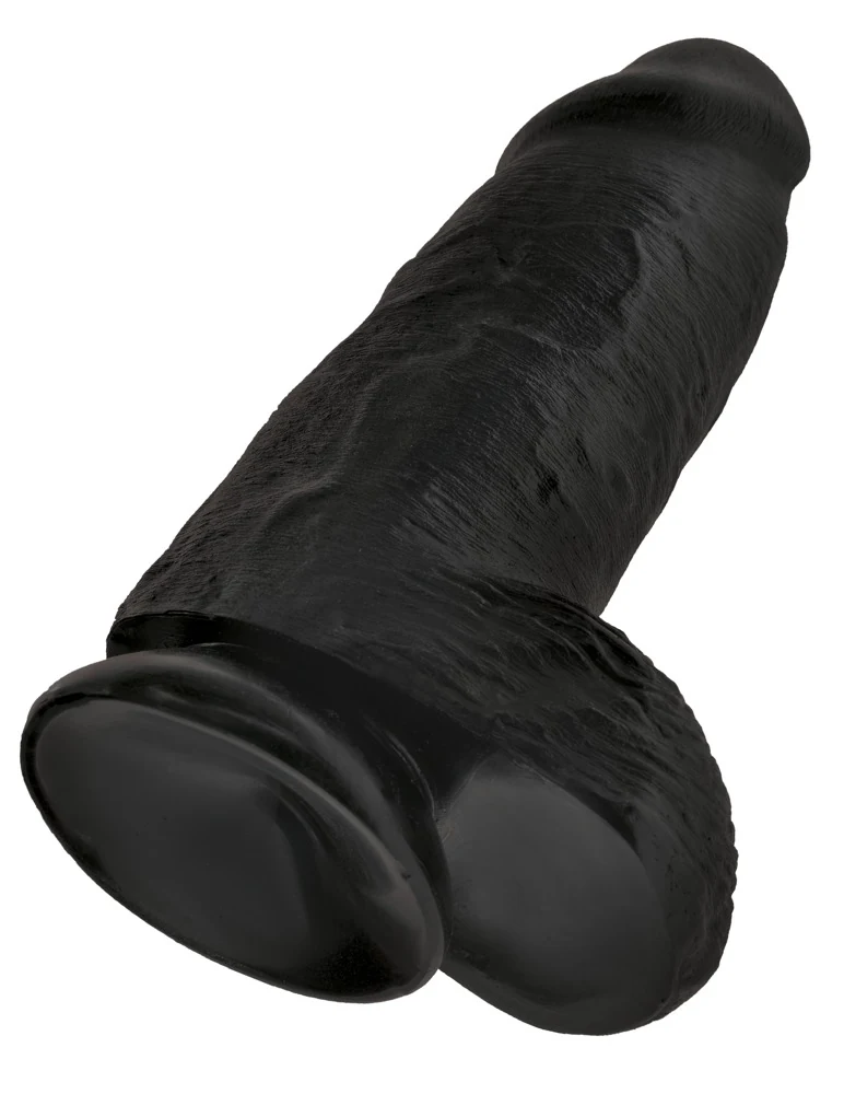 Natuurdildo met zuigvoet 22,9 cm