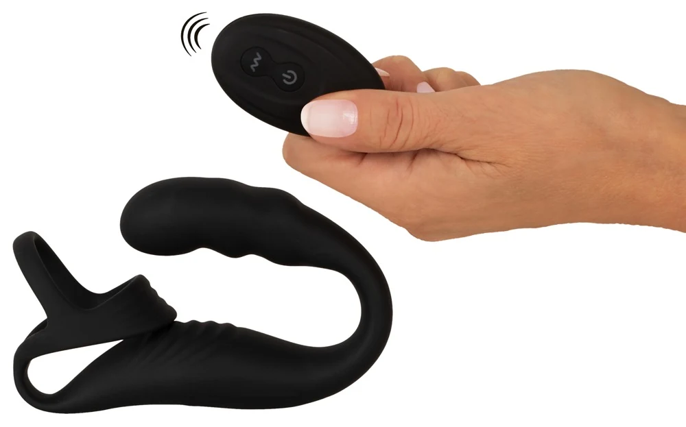 Cock ring met afstandsbediening en prostaatplug
