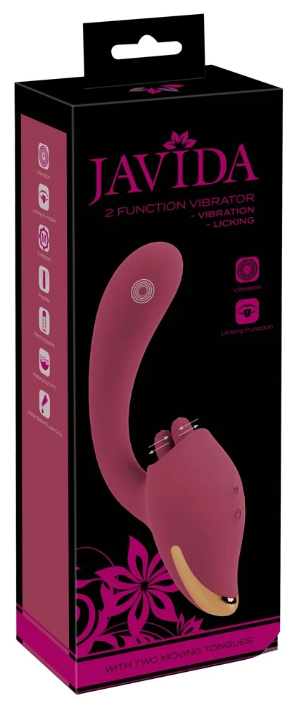 Javida 2 Function Vibrator met likfunctie