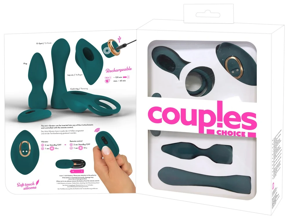 Coup!es Choice RC Mini Vibrator Set 5-delig