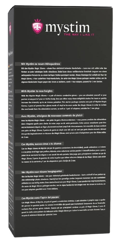 Mystim Magic Gloves e-stim handschoenen
