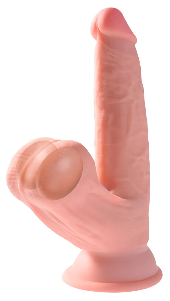 Realistische dildo met zuigvoet 19,5 cm