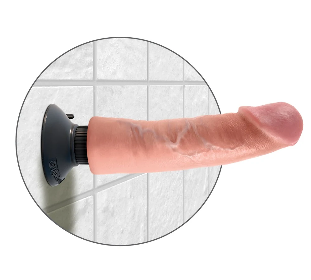 Flexibele vibrator met zuigvoet 25,5 cm