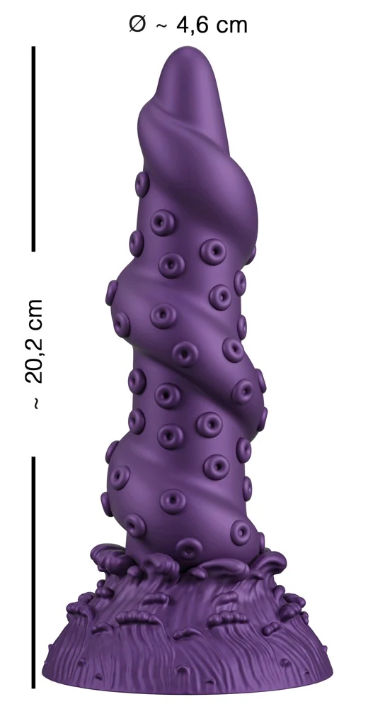 Erecto cock ring met ball stretcher