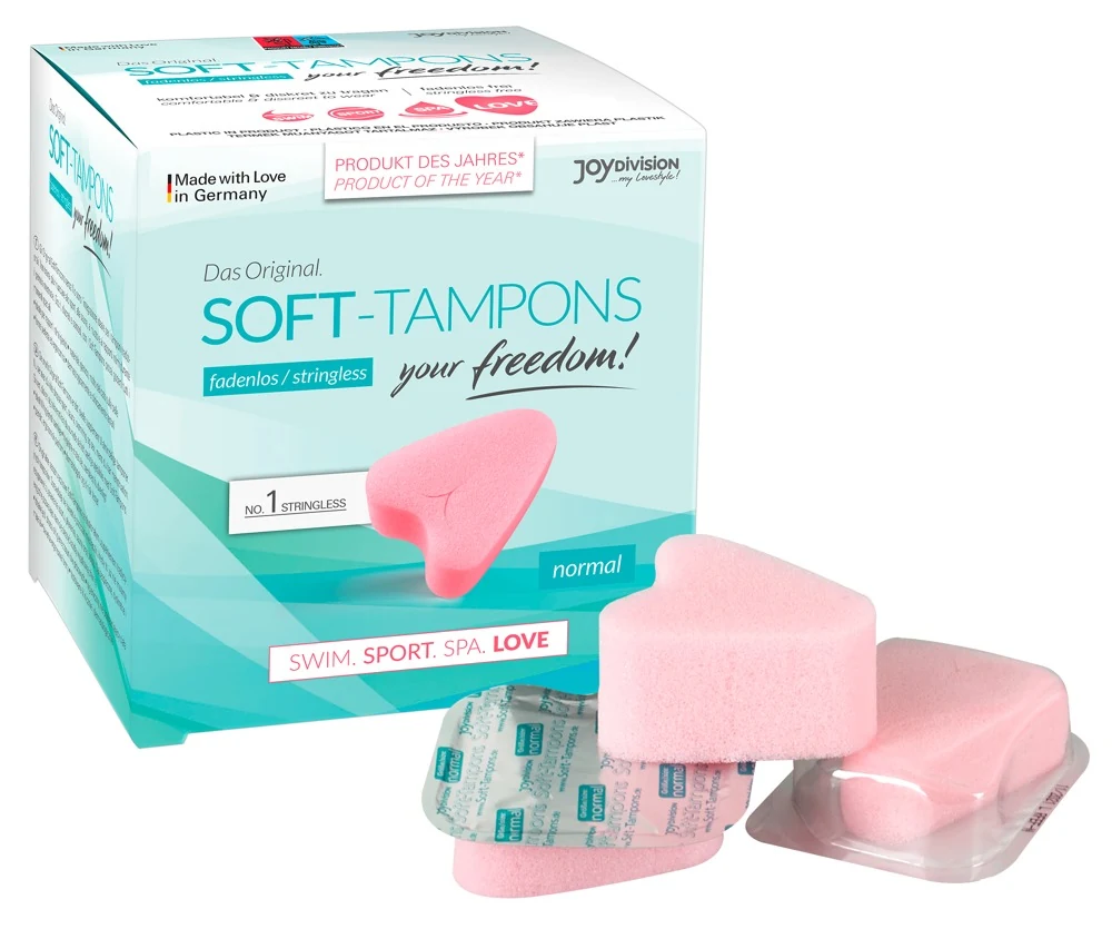 Joydivision zachte tampons zonder touwtje