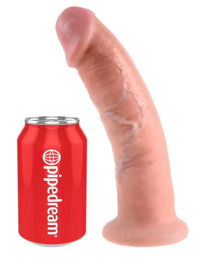 Realistische dildo met zuigvoet 24 cm