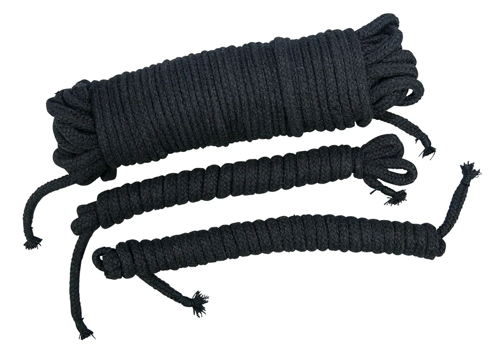 Bondage touw set van katoen - 3-delig