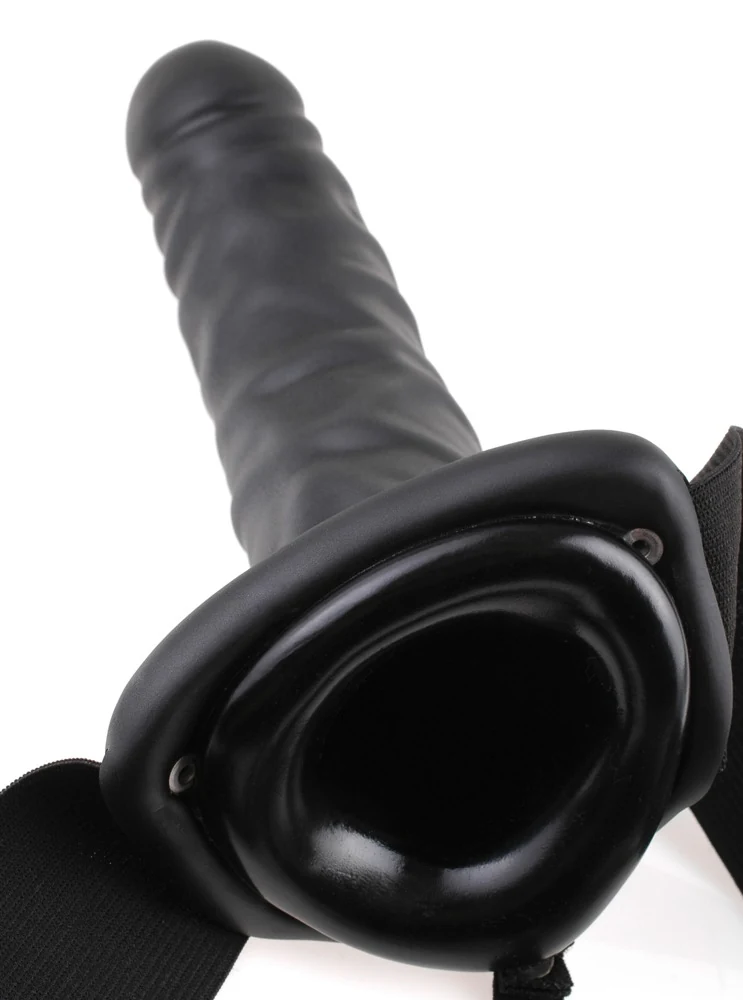 Holle natuurlijke dildo met verstelbare band