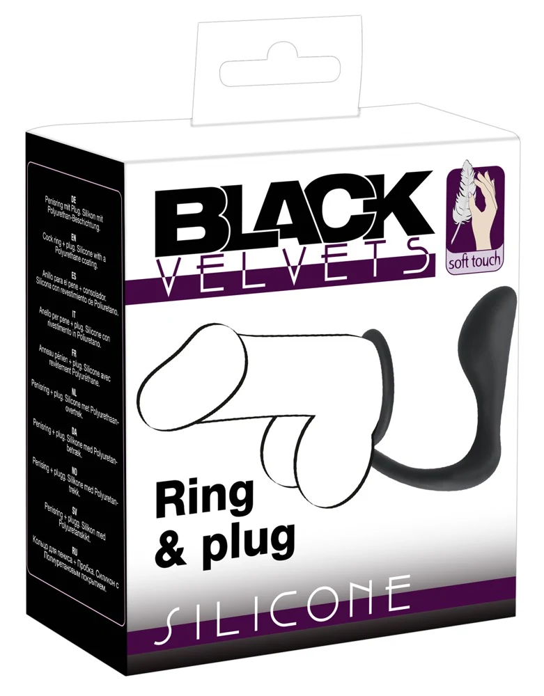 Penisring met anaalplug en perineumstimulatie