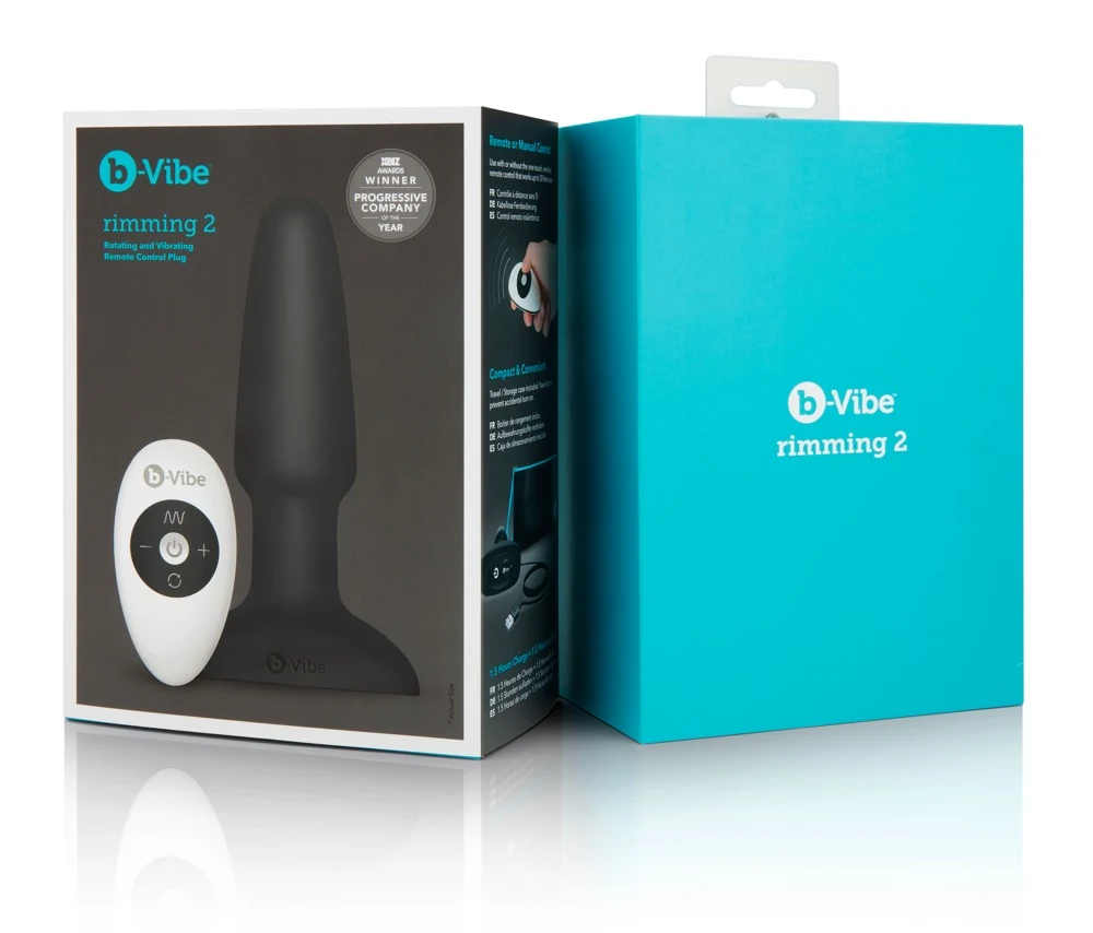 b-Vibe Rimming 2 anaalvibrator met afstandsbediening