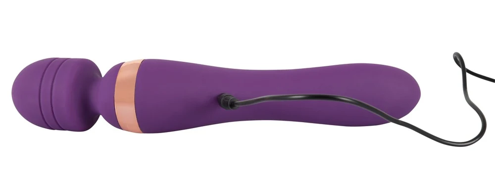 Dubbelzijdige vibrator met kogelkop