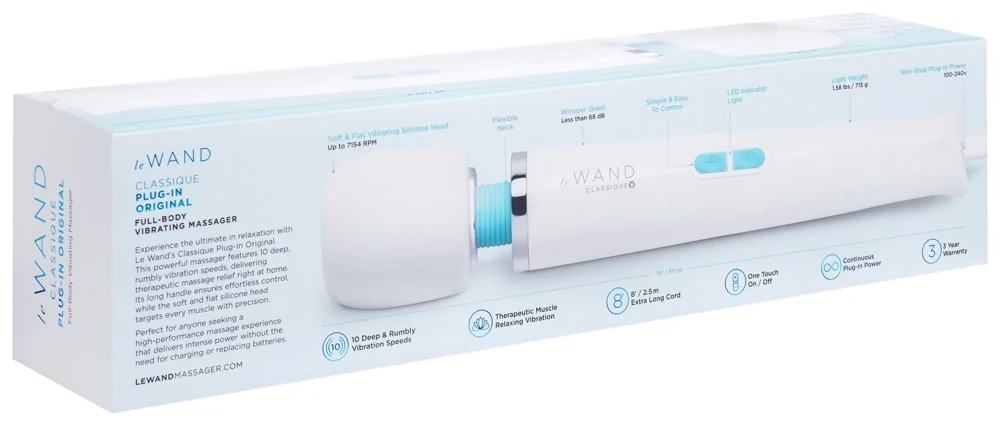 le WAND Classique Plug-In massagestaaf