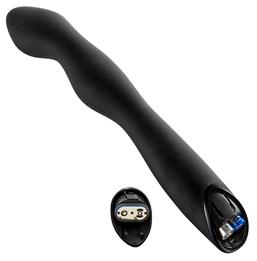 Anale vibrator met gebogen top