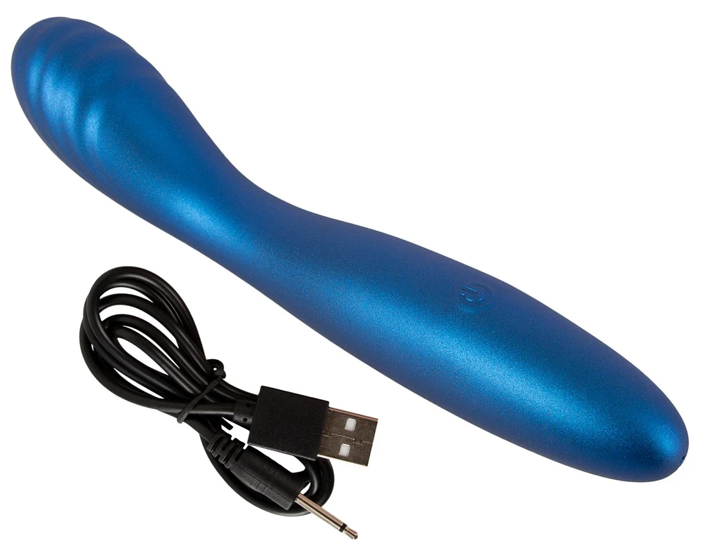 Sweet Smile flexibele G-spot vibrator metallic