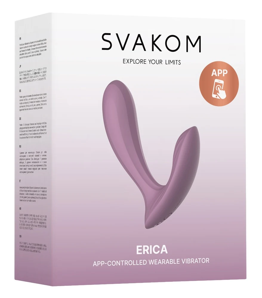 SVAKOM Erica app-gestuurde inlegkruisjesvibrator