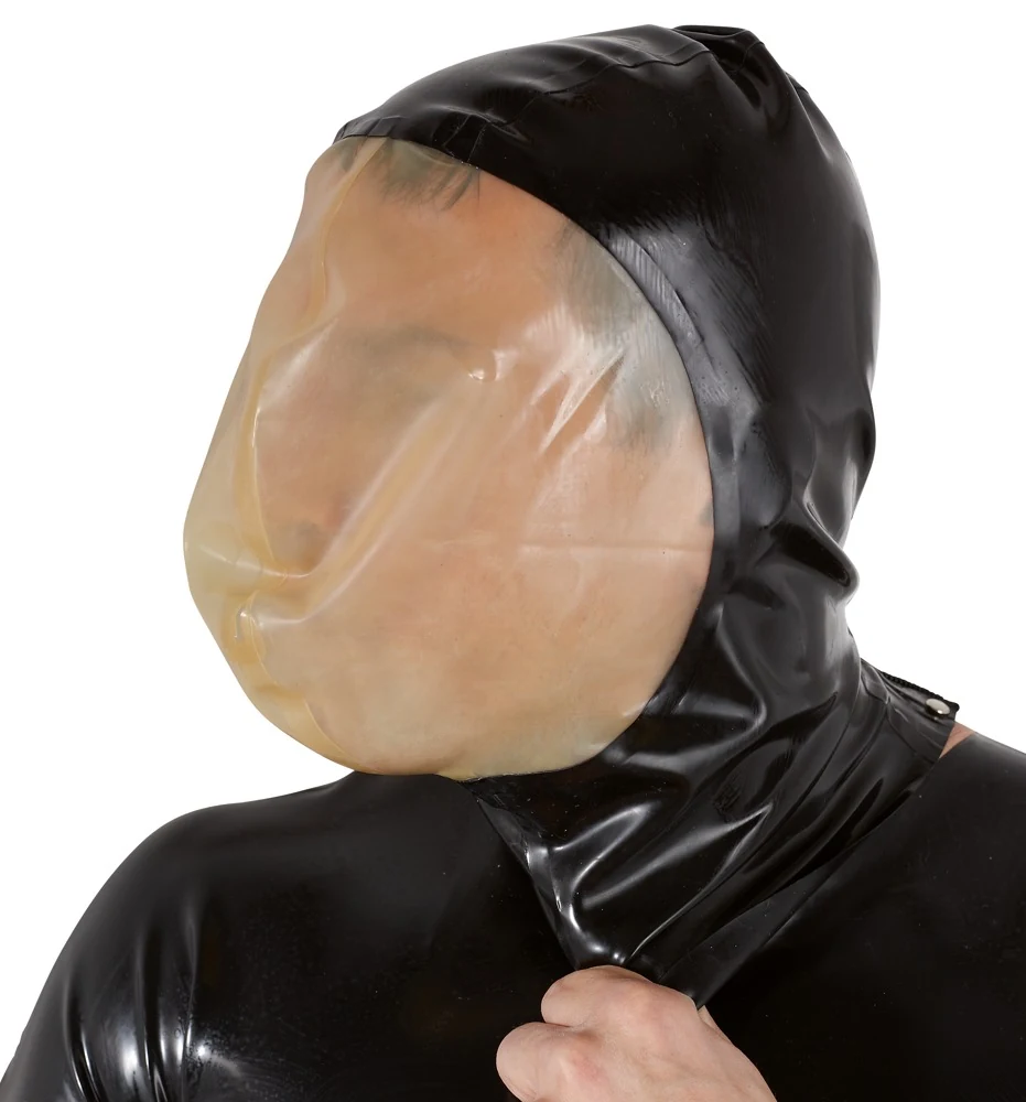 Latex vacuümmasker met rits