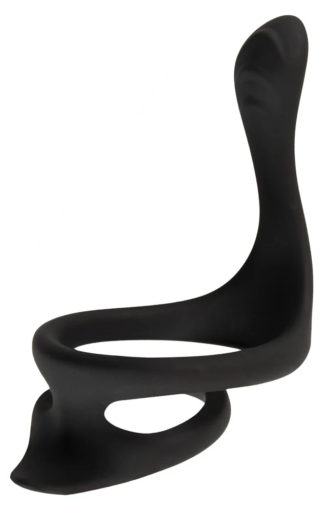 Erecto cock & ball ring met perineum stimulator