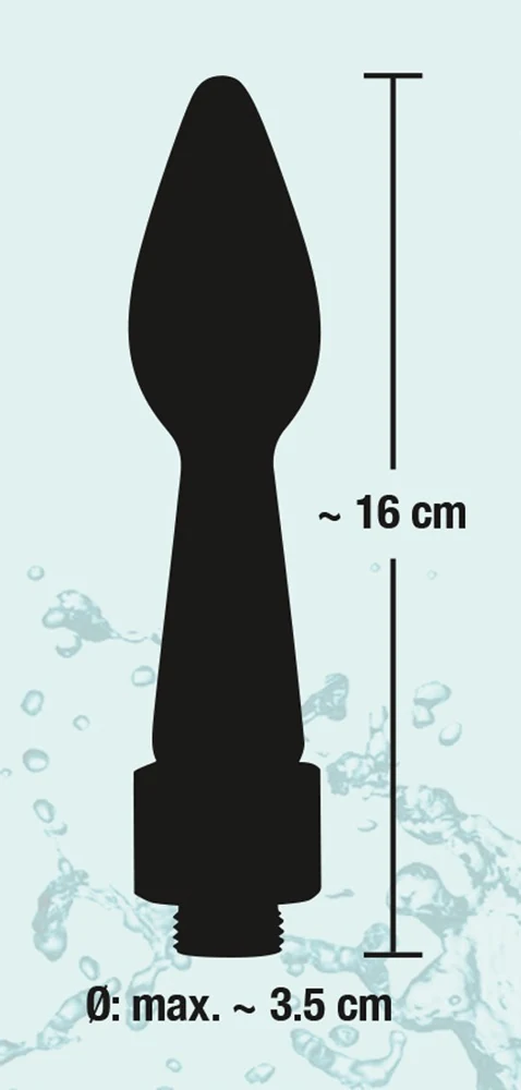 2-in-1 anaalplug en intieme douche