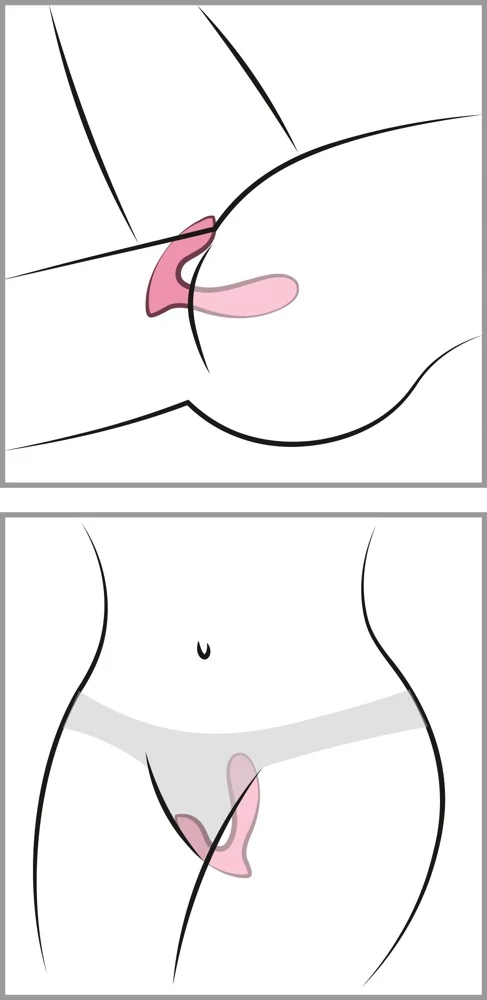 SVAKOM Erica app-gestuurde inlegkruisjesvibrator