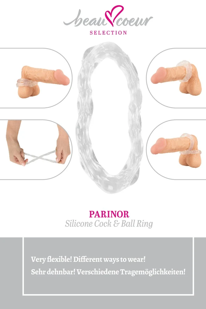 PARINOR Silicone Cock & Ball Ring