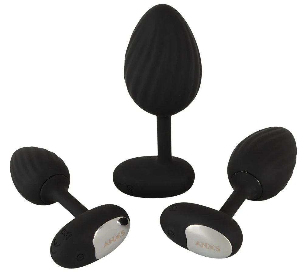 RC Butt Plug Set met Vibratie