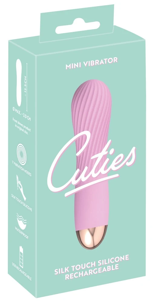 Roze mini vibrator oplaadbaar en waterdicht