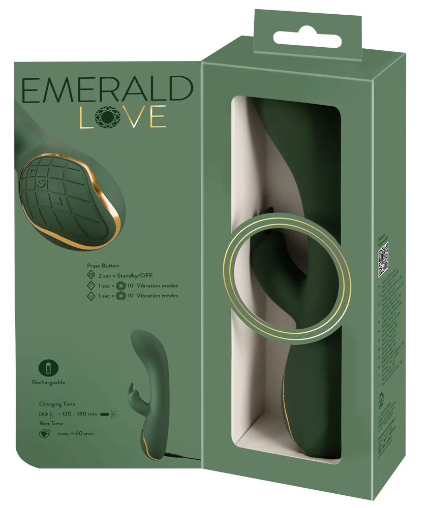 Emerald Love luxe rabbit vibrator