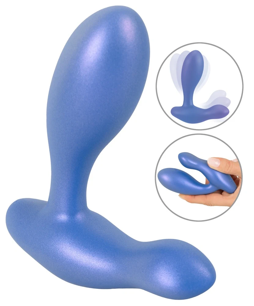 Sweet Smile flexibele anaal vibrator metallic silicone