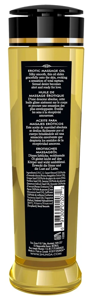 Shunga Erotische Massageolie Stimulatie 240 ml