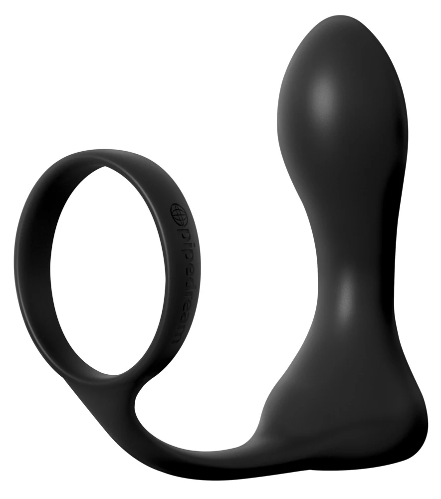 Vibrerende penisring met anaalplug