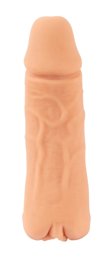 Nature Skin 2-in-1 penis sleeve en masturbator medium