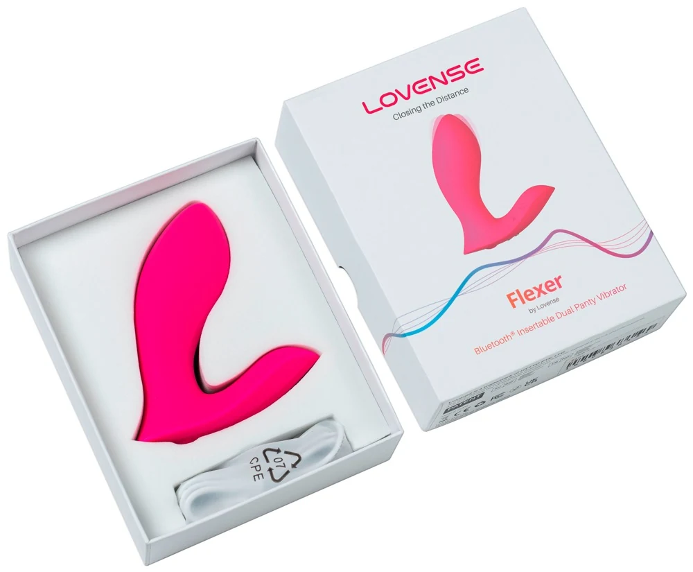 Lovense Flexer app-gestuurde dual vibrator