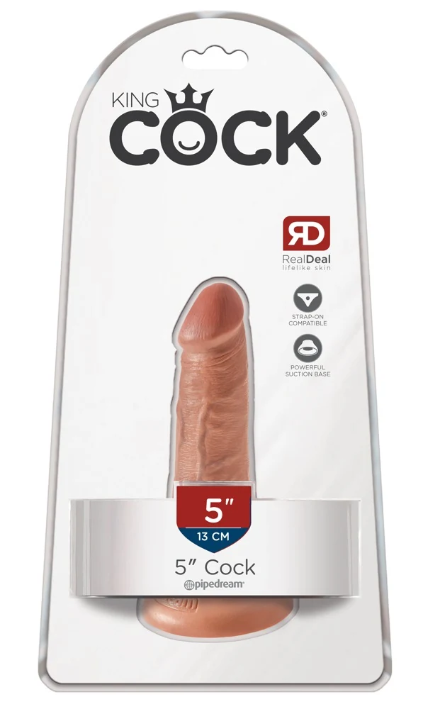 Realistische dildo met zuigvoet 14 cm