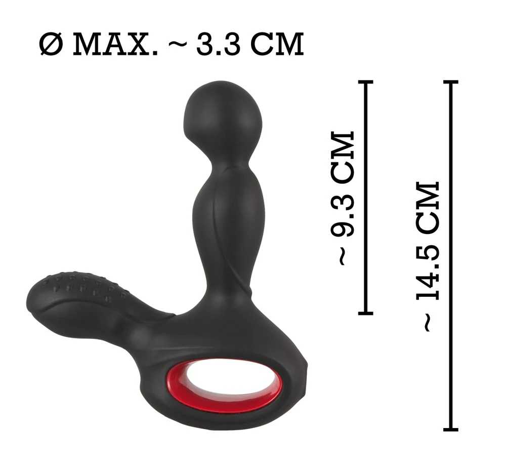 Oplaadbare prostaat vibrator met warmte en afstandsbediening