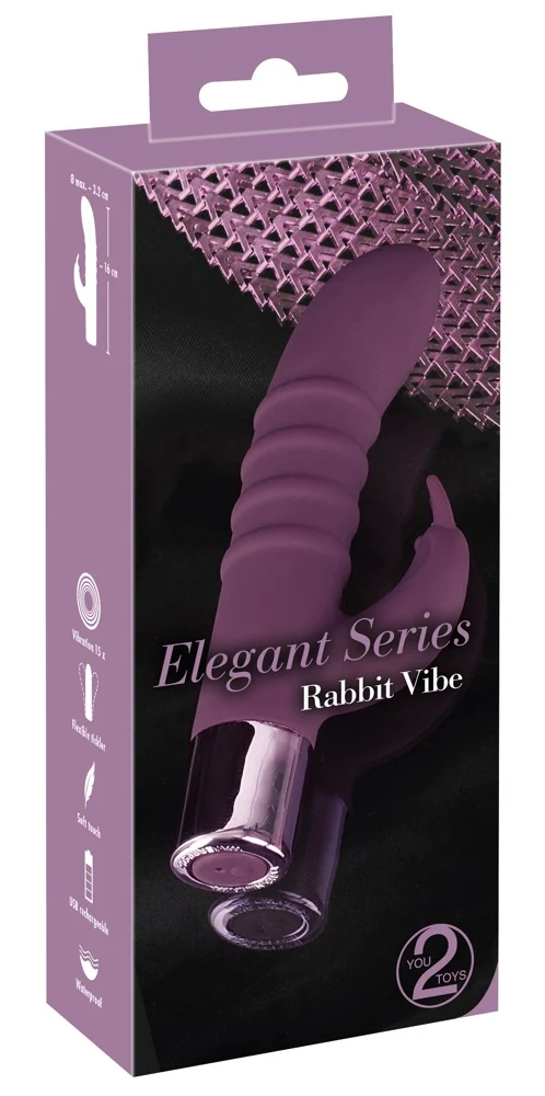 Rabbit vibe vibrator oplaadbaar waterdicht