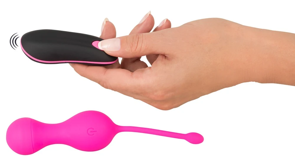 Sweet Smile oplaadbare vibro-bal duo met afstandsbediening