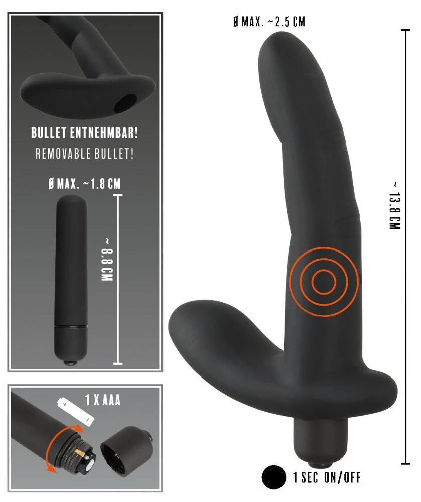 Prostaatvibrator met vibrobullet