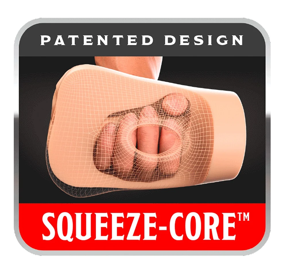 PDX Plus Double Pounder Vibrating Squeeze Stroker
